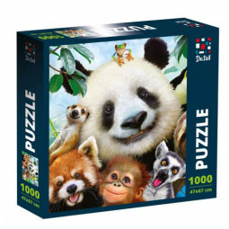Пазли «Зоопарк Селфі» 1000 елементів Vladi Toys DT1000-03