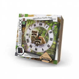 Годинник совїми рукми «Embroidery clock» DankoToys EC-01-01