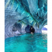 Картина алмазна мозаїка «Мармурові печери Чилі» на підрамнику розмір 30-40 см Dreamtoys Y0106