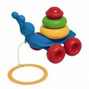 Іграшка каталка розвиваюча «Равлик» елементів Wader 39770