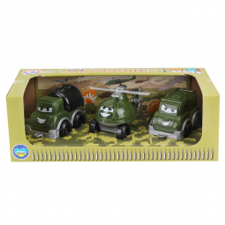 Дитячий набір машинок «Військовий транспорт Міні» ТехноК 9192