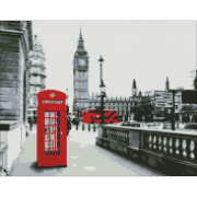 Картина з алмазною мозаїкою «Дзвінок із Лондона» розмір 40-50 см АМО7225