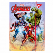 Папка для зошитів «Marvel.Avengers» картонна формат В5 на ризинці YES 491897