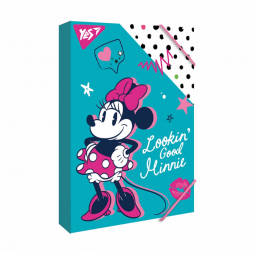 Папка для зошитів «Minnie Mouse» картонна формат В5 на гумці YES 491953