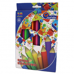 Набір кольорових олівців «Геометрія» 18 кольорів J. Otten UA 1051QW_18