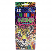 Набір кольорових олівців «Леопардьонок» 12 кольорів J. Otten UA 1051A8-12