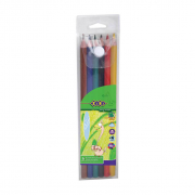 Набір кольорових олівців «PROTECT» 6 кольорів ZiBi ZB.2436