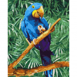 Картина для розпису по номерах «Блакитне диво» розмір 40-50 см Ідейка КНО4487