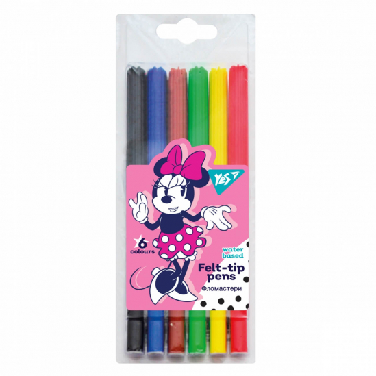 Фломастери «Minnie Mouse» 6 кольорів YES 650512 - фото 1