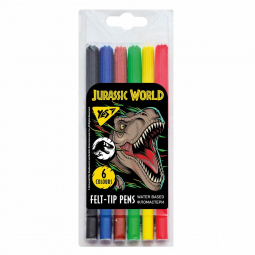 Фломастери «Jurassic World» 6 кольорів YES 650515