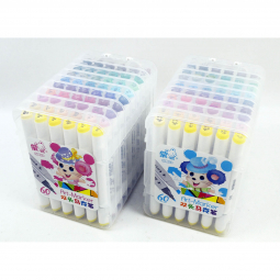 Набір скетч маркерів 60 кольорів двосторонні Mouse 218-60