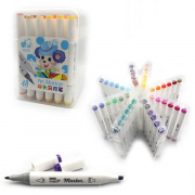 Набір скетч маркерів 48 кольорів двосторонні Mouse 218-48