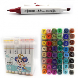 Набір скетч маркерів 48 кольорів двосторонні Mouse 222-48