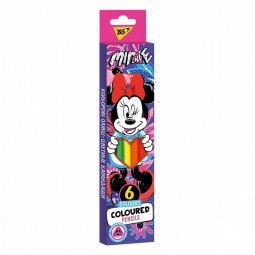 Олівці кольорові «Minnie Mouse» 6 кольорів YES 290650