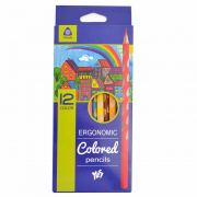 Олівці «Ergonomic» 12 кольорів YES 290509