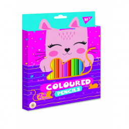 Олівці кольорові «Cats» 24 кольори YES 290602