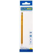 Олівець графітовий «PROFESSIONAL» 3B жовтий без гумки 12 шт BuroMax BM.8546-12