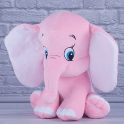 Іграшка мяка «Слон рожевий» розмір 30 см ТМ Копиця 00111-2 розовый