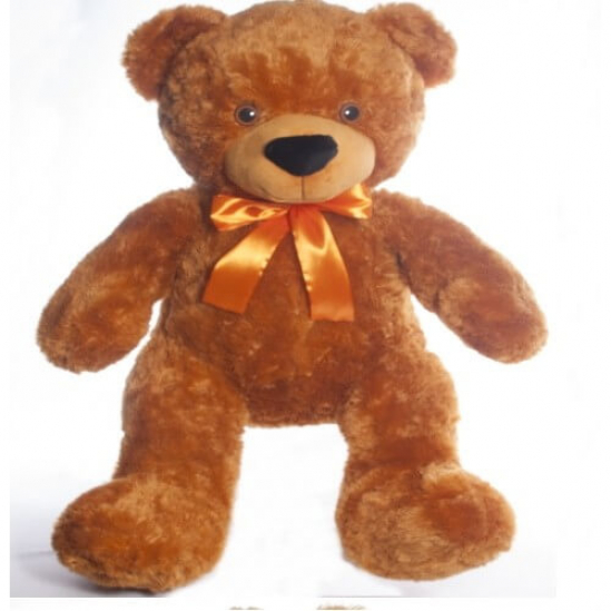 Іграшка м`яка Ведмідь «Тедді» коричневий висотою 80 см ТМ Копиця 00027-6КОРИЧНЕВЫЙ - фото 1