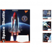 Зошит 18 аркушів в лінію «Astronaut academy» 25 шт Yes 765850