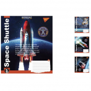 Зошит 12 аркушів в клітинку «Astronaut academy» 25 шт YES 765752