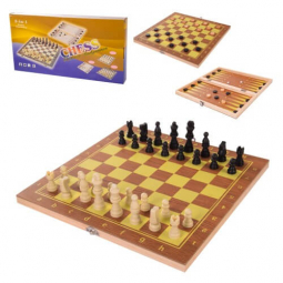 Шахи 3 в 1 шахи шашки нарди 623A