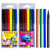 Фломастер 6 кольорів «Фломики» CR550-6(50884)