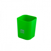 Підставка-склянка для ручок «Rubber Touch» світло-зелена BuroMAX BM6352-15