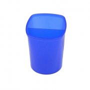Підставка-склянка для ручок 2 відділення синя Эталон-С 96557