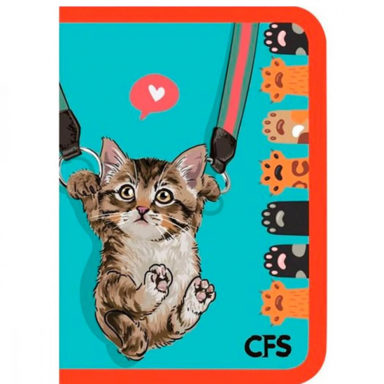 Папка пластикова «Cute» формат А4 на блискавці CFS Economix CF32019 - фото 1