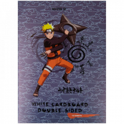 Картон білий «Naruto» формат А4 10 аркушів Kite NR23-254