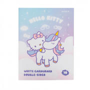 Картон білий «Hello Kitty» формат А4 10 аркушів Kite НК21-254