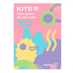 Бумага кольрова формат А4 «Fantasy» 14аркушів 7 кольорів пастель Kite К22-427