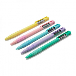 Ручка кулькова автоматична «Mercury Pastel» 0,5 мм синя Economix E10258