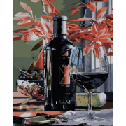 Картина по номерах «Смак вина» розміром 30-40 см Strateg SS-6493