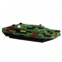 Конструктор пікселі «Танк Леопард» 683 деталі розмір деталей 0,9 см VITA TOYS VTK0109