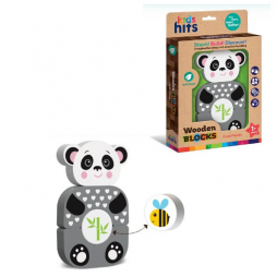 Деревяна іграшка «Панда» 4 деталі Kids hits KH20-004