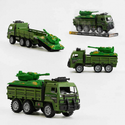 Військова техніка вантажівка і танк 102
