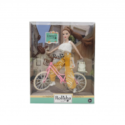 Лялька «Emily» розмір 29 см з велосипедом QJ111D