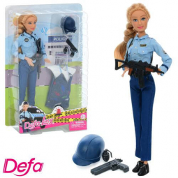 Лялька «Поліцейська» з вбранням висота 29см плаття DEFA 8388