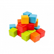 Кубики кольорові пластикові 10 шт Технок 8850