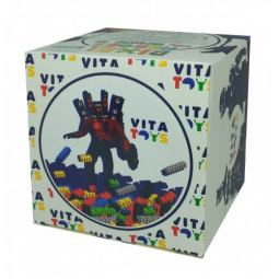 Іграшка-конструктор дитяча Пікселі «Містер Спік» 438 деталей розмір деталей 0,9 см VITA TOYS VTK0125