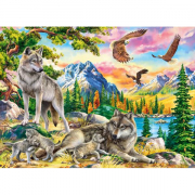 Пазли «Родина вовків і орли» 300 елементів Castrolend B-030514