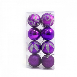 Набор елочных шаров «Фиолет» 8 шт DSCN0906