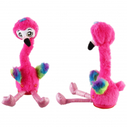 Интерактивная игрушка Фламинго повторяет слова песни на английском с подсветкой К4201