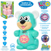 Интерактивная игрушка Медвежонок аудио-сказки с подсветкой Limo Toy FT0043AB