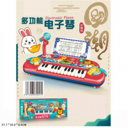 Музыкальная игрушка Орган с микрофоном 808-16В