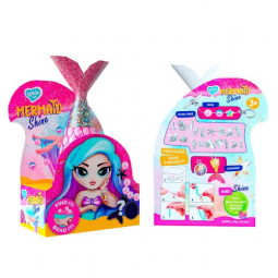 Набір для створення прикраси зі слаймом іграшка-антистрес Mermaid Shine Pink TM Lovin 80130