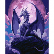 Картина за номерами «Величний дракон» розмір 40-50 см Ідейка KHO5118