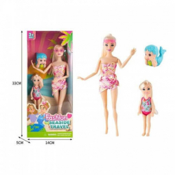 Лялька висота 30см маленька лялечка іграшка з пискавкою ST55669-7